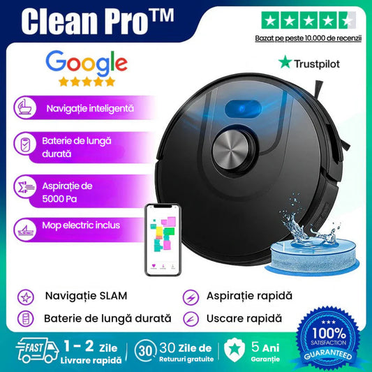 Aspiradora Robótica Inteligente 3 en 1 CleanPro™